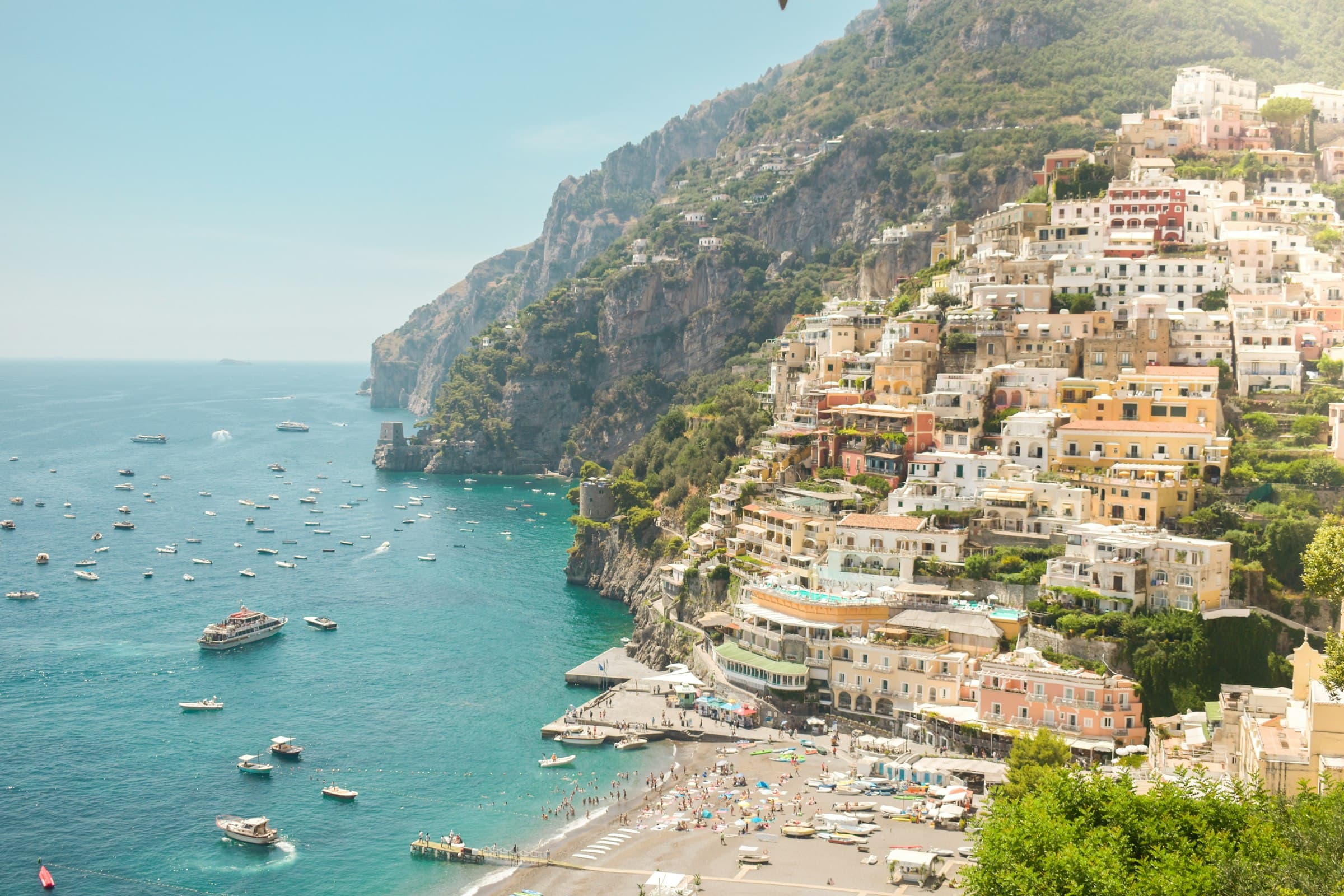 Cliffside village on the Amalfi Coast